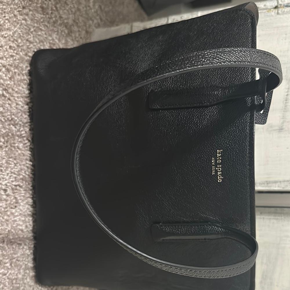 Kate Spade Black Structured Tote